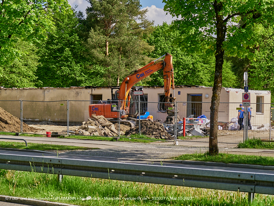 10.05.2022 - Baustelle am Haus für Kinder in Neuperlach